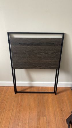 Set of 2 Folding Side Tables / Tray Tables