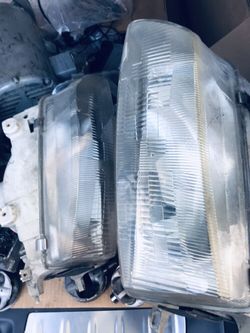 Honda EF headlights and turn signal assembly oem.