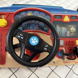 Melissa Doug Paw Patrol Wooden Dashboard