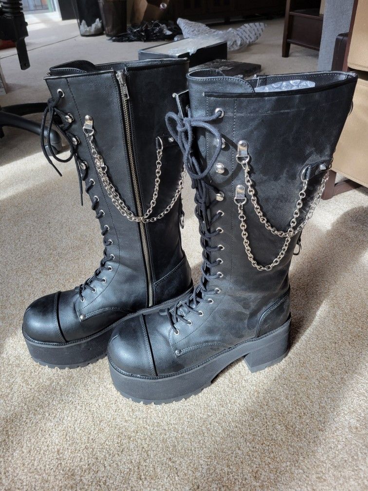 Demonia Platform Boots