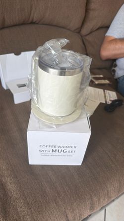 Coffee warmer with mug set