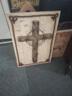 Home Decor Cross Sign