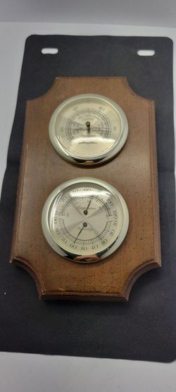 Vintage Airguide Barometer Thermometer Hygrometer Wall Decor Untested Japan