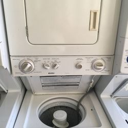 KENMORE STACKABLE COMBO WASHER DRYER 24" WIDE WORKS PERFECT