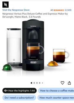 Nespresso Vertuo