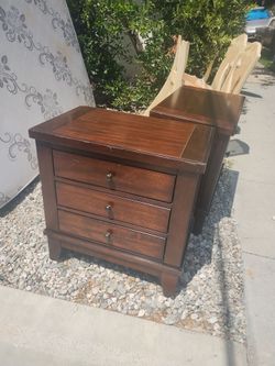 3 drawer mini dresser x2