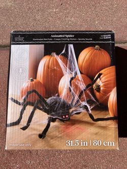 New Halloween animated spider