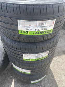 New tires 265/35/20 Delinte DH2 tires $130 each plus tax
