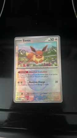 Pokemon cards Eevee masterball prismatic evolutions 074/131