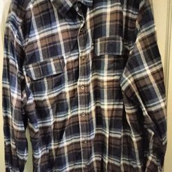 Men's flannel shirt size xl