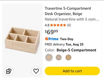 5 compartment organizer