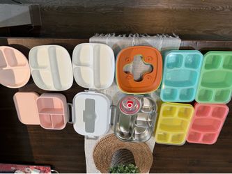 Moving sale!!! Kids plates and lunch box