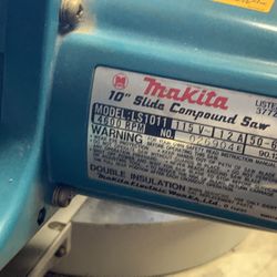 Slide Component Saw Makita Excellent 120 Firm