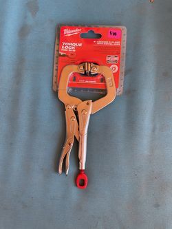 Milwaukee 6” Locking C-Clamp Swivel Jaws 48-22-3522 – NEW
