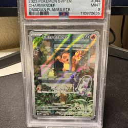 Charmander PSA 9 Pokemon Slab
