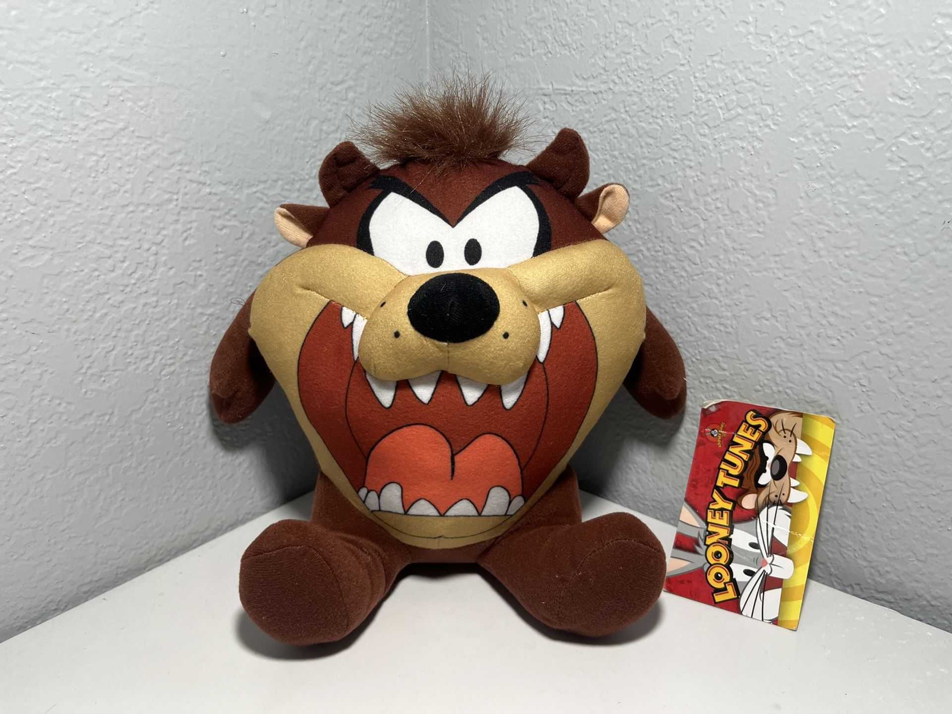 Looney Tunes Tasmanian Devil Taz Cartoon 9" Plush Stuffed