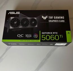 ASUS TUF Gaming GeForce RTX 5060 Ti OC Edition 16GB GDDR7  Brand New