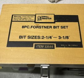 Large Foster Bits 2 1/2 “- 3 1/8”