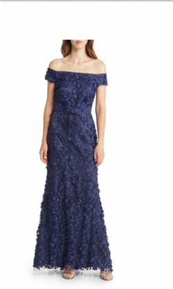 Off shoulder gown