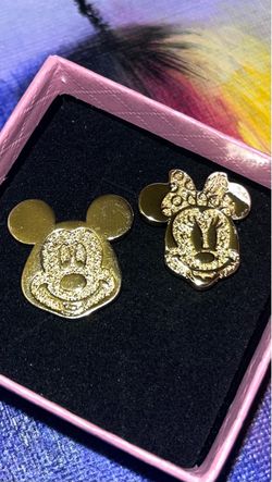 Mickey and Minnie Mouse  Earring Set