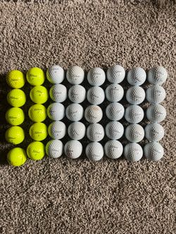 40 used Pro V1 Titleist Golf Balls