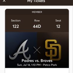 Padres Vs Braves
