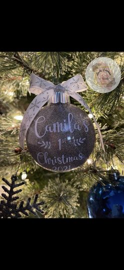 Baby’s 1st Christmas Disc Ornament