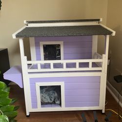 Cat, Rabbit, Small Animal House. Insulated, Painted And Sealed