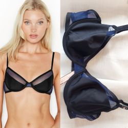 Victoria's Secret demi bra with sheer panels 36D