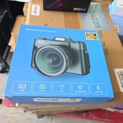 Yatao Digital Camera-6k -64MP Flip Screen, Dual 