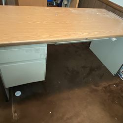 Huge Metal Desk 