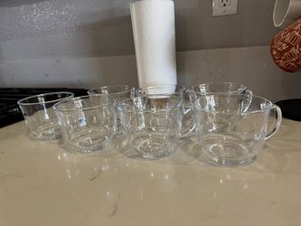 Glass mugs