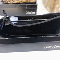 Daisy Jane Velvet Flats 