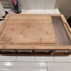 Cutting Board with Drawers