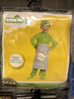 Oscar Sesame Street Halloween costume toddlers