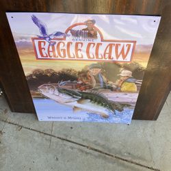 Eagle Claw Tin Sign