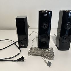 LG 3D Real Sound speakers set With Receiver UNTESTED Models: S93B3-S And W3 - 4