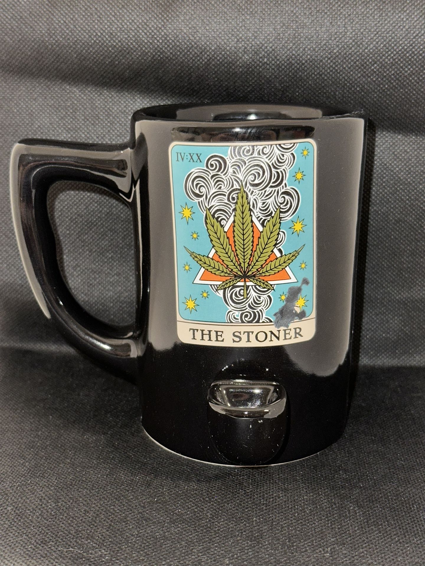 The Stoner Black Mug Pipe