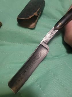 Genuine Vintage Early 1900s Straight Razor George Butler & Co Sheffield England Unexcelled Silver Steel