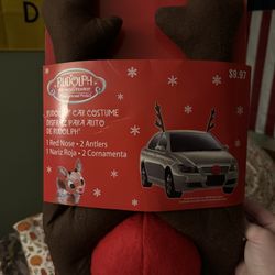 Rudolph car costume