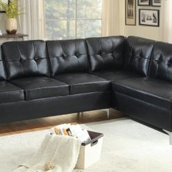 Black Sectional Modern Look ! Comes More Colors Too
