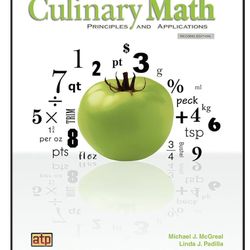 Culinary Math Principals and Applications