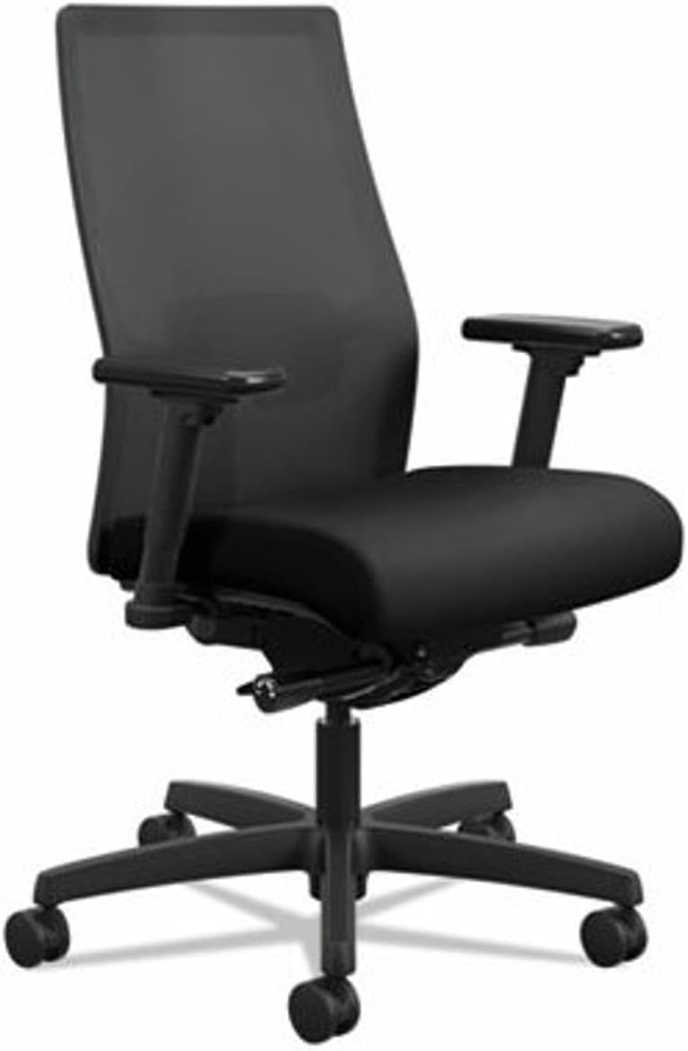 I2MM2AMC10BT Ignition Seating Mid-back Task Chair, Black
