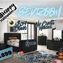 NEW ONLINE LUXURY BEDROOM FURNITURE SET - SPECIAL FINANCING BED MATTRESS AND MORE 