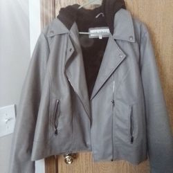 Faux Leather Jacket 