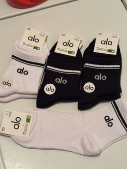 pairs of Alo yoga socks ….