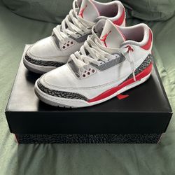 Air Jordan 3 Fire Red Size 8 Men Used With Box – Will Be Cleaned Before Sale