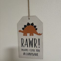 Dinosaur Room Signs 
