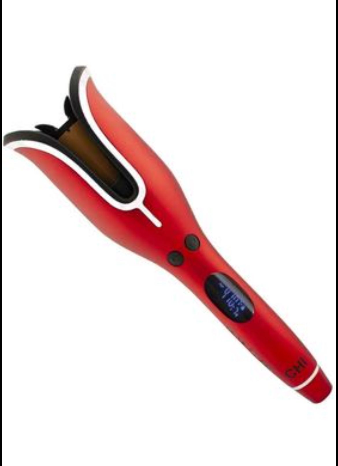CHI Spin N Curl Ceramic Rotating Curler, Ruby Red