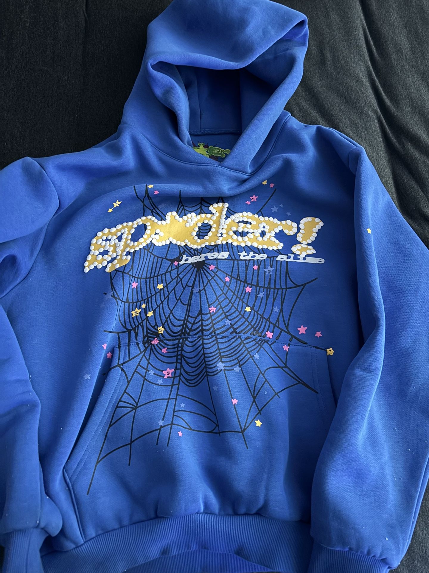 SPIDER HOODIE-TC BLUE-size-s
